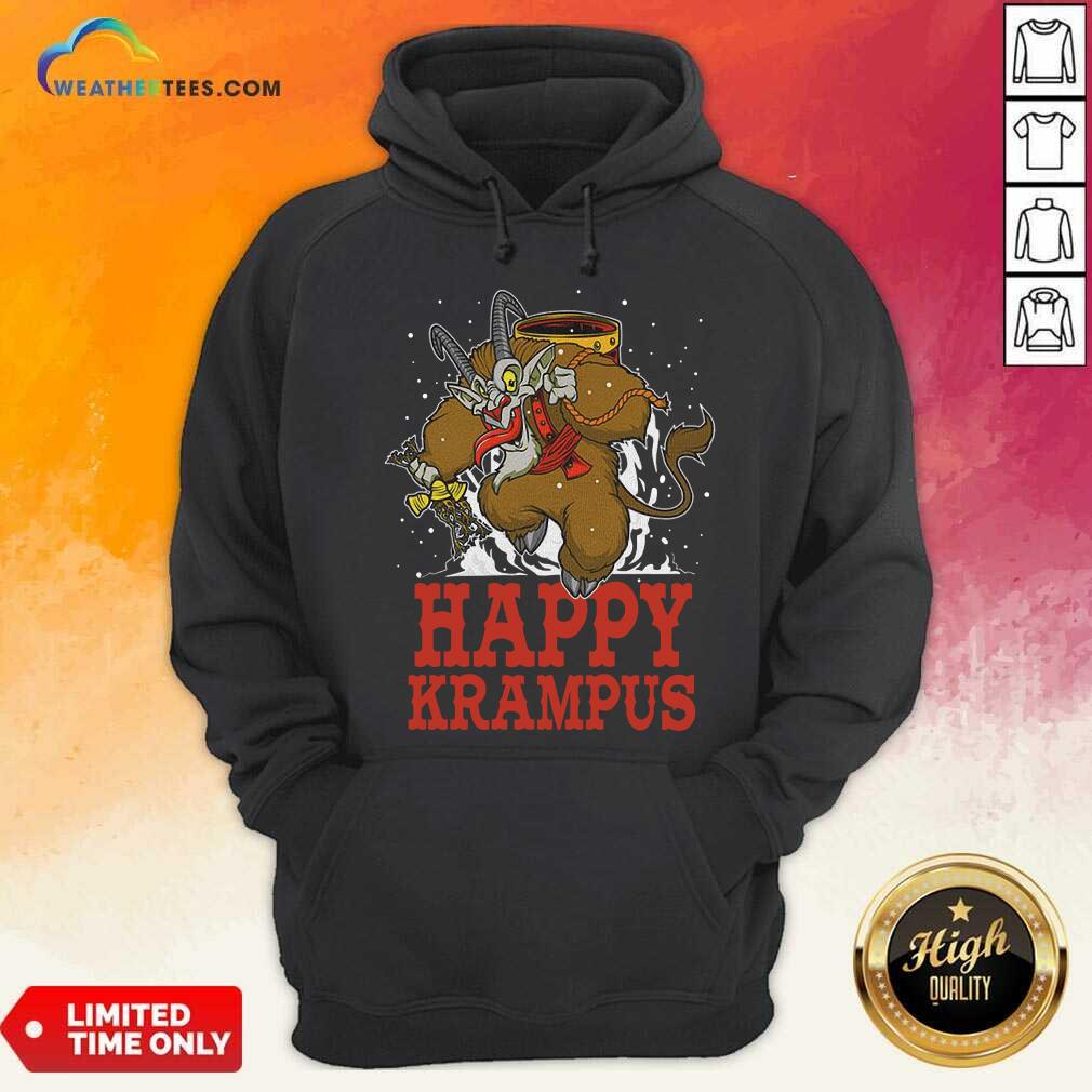 Cool Happy Krampus Merry Christmas Shirt - Image 3