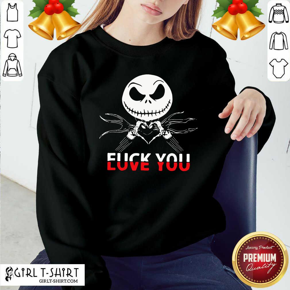 Cool Jack Skeleton Fuck You Shirt - Image 4