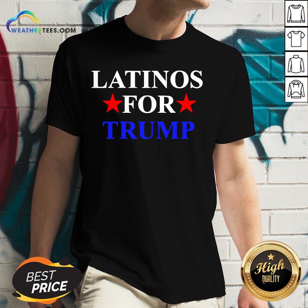 Cool Latinos For Trump 2020 Hispanics President Shirt - Image 2