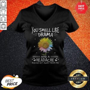 Alternative view of Cool LGBT You Smell Like Drama And A headache Please Shirt