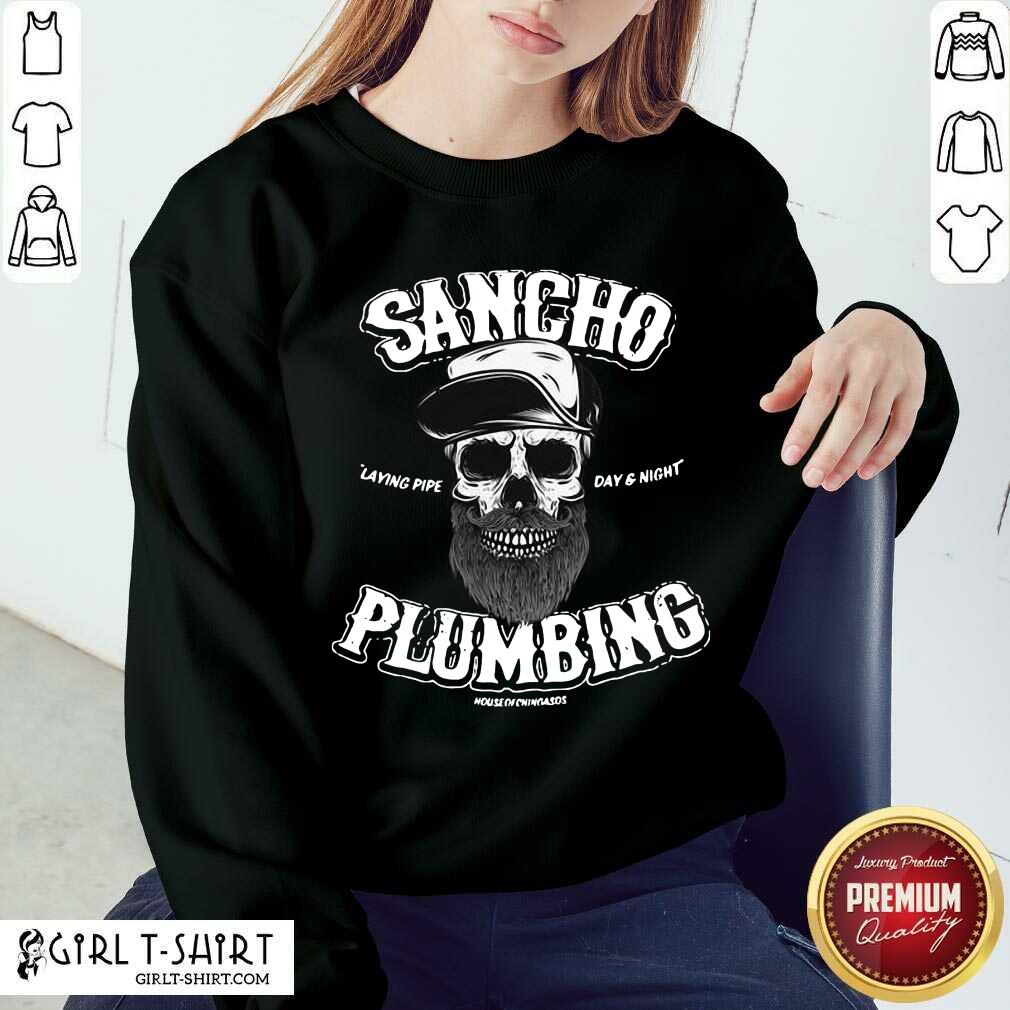 Cool Sancho Plumbing Co Shirt - Image 4