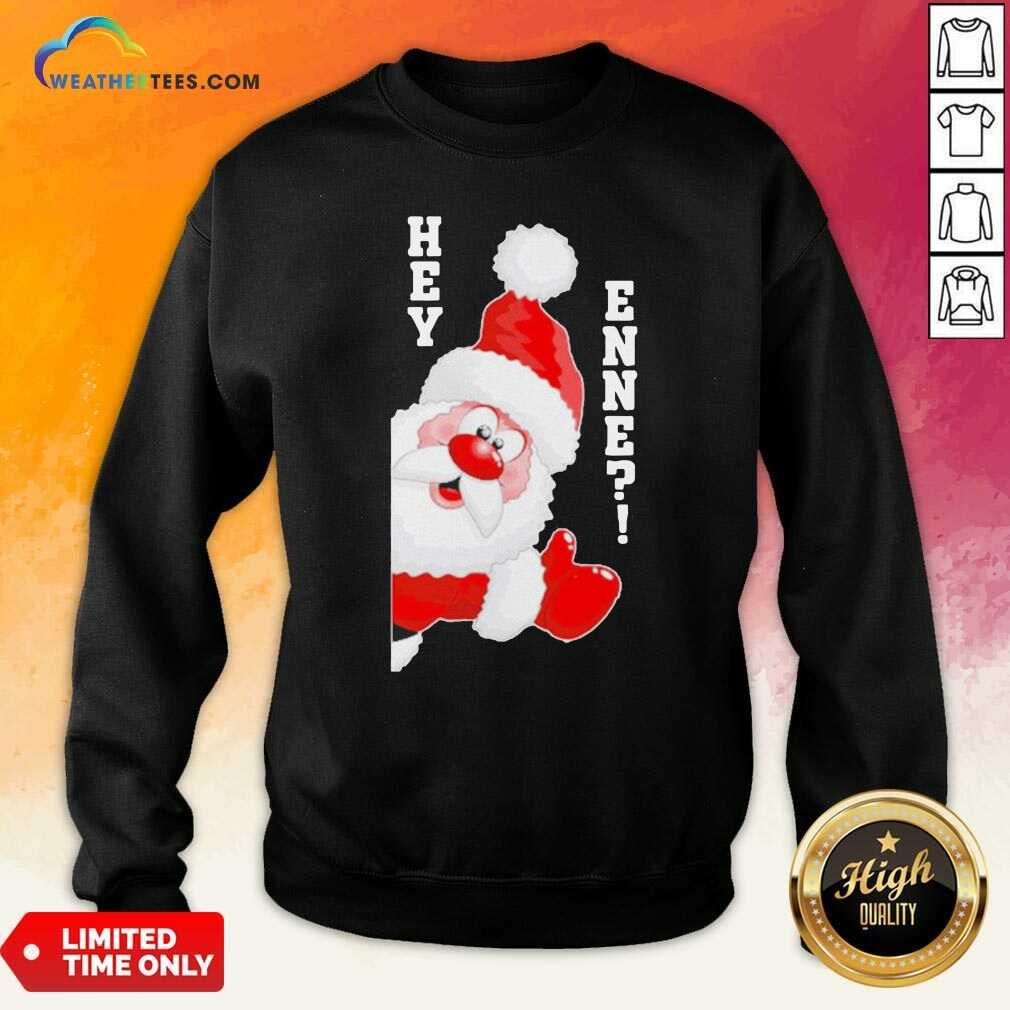 Cool Santa Claus Hey Enne Christmas Shirt - Image 5