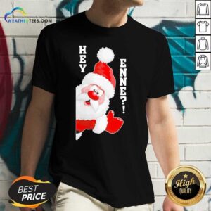 Alternative view of Cool Santa Claus Hey Enne Christmas Shirt