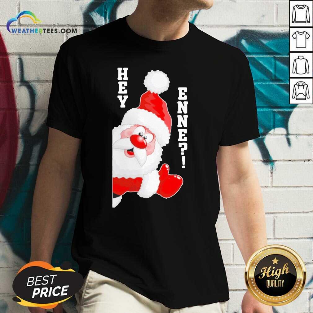 Cool Santa Claus Hey Enne Christmas Shirt - Image 2