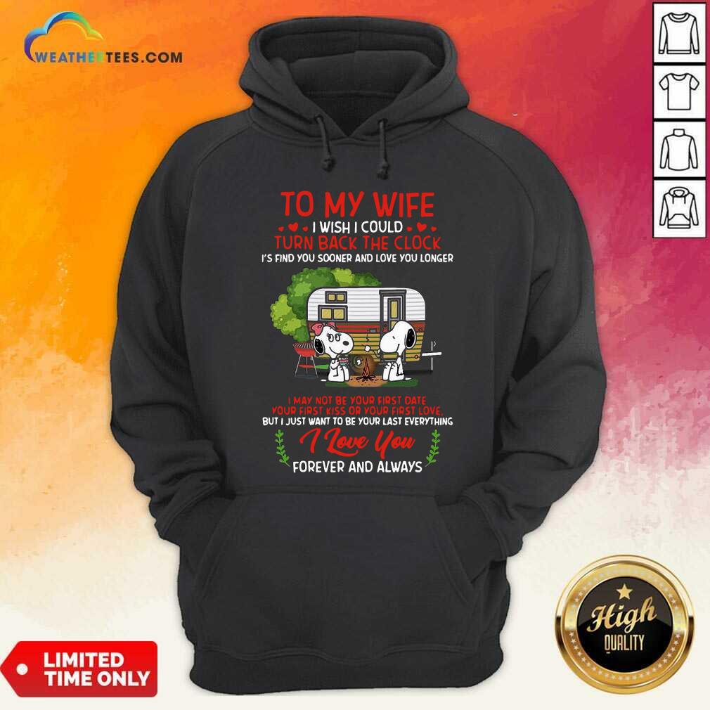Cool Snoopy And Girlfriend To My Wife Turn Back The Clock I Love You Valentines Day Shirt - Image 5