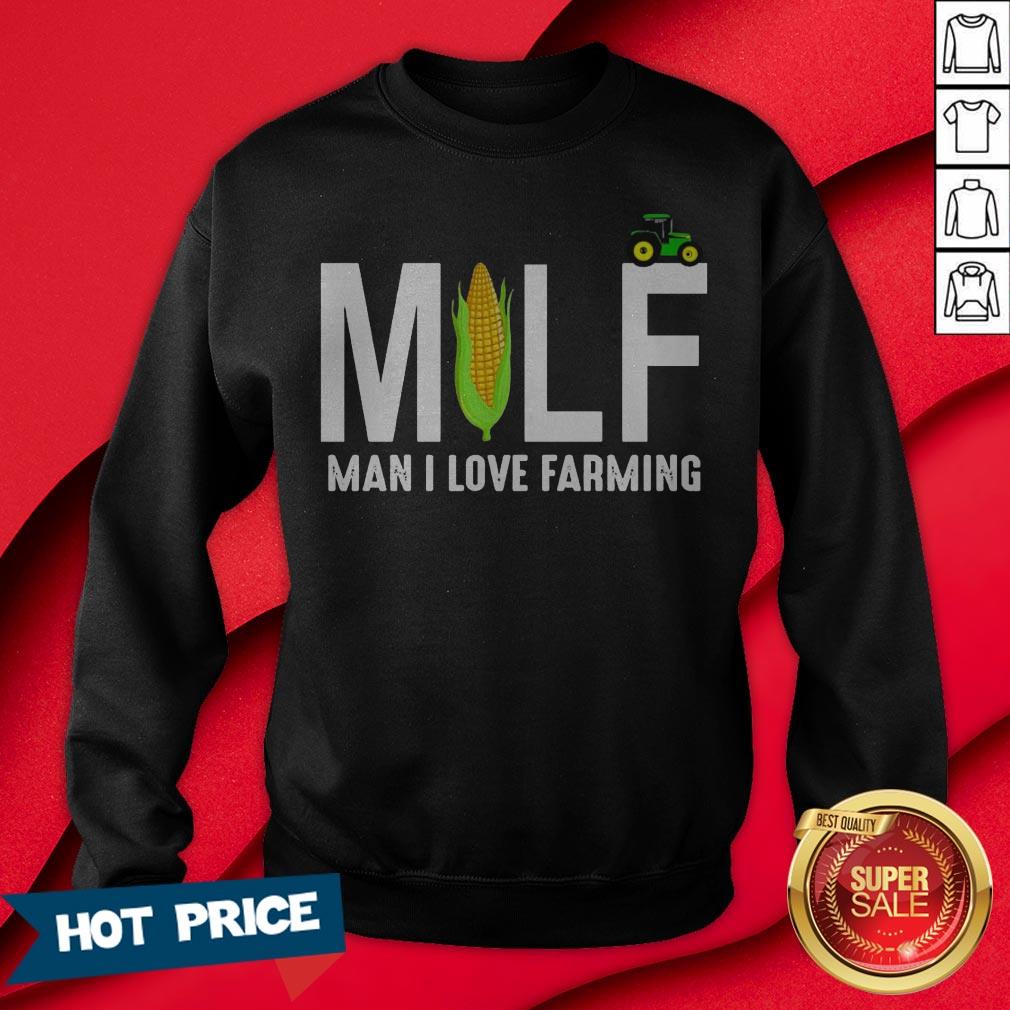 Corn Cotton Milf Man I Love Farming Shirt - Image 4