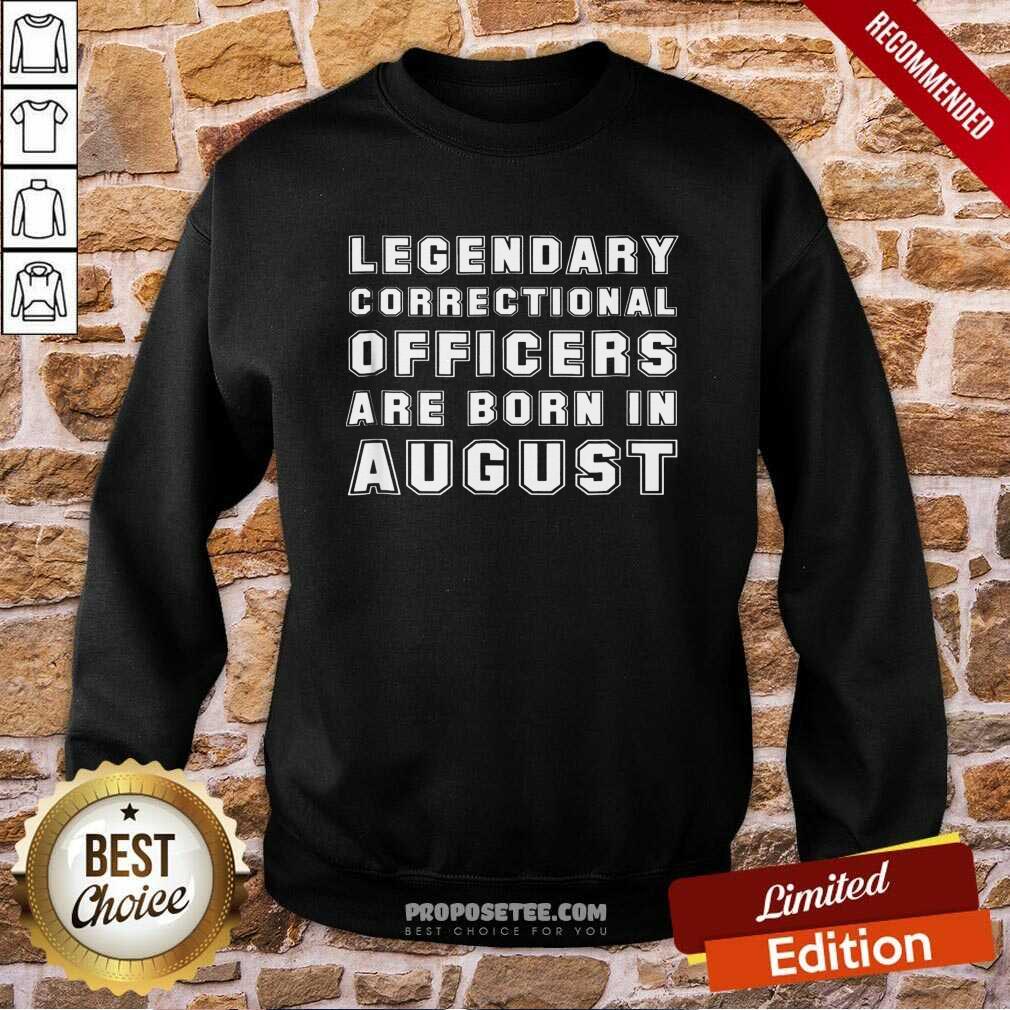 Correctional Officer Prison Guard August Birthday Shirt - Image 3