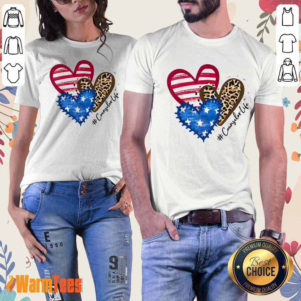 Counselor Life Heart Shirt - Image 2