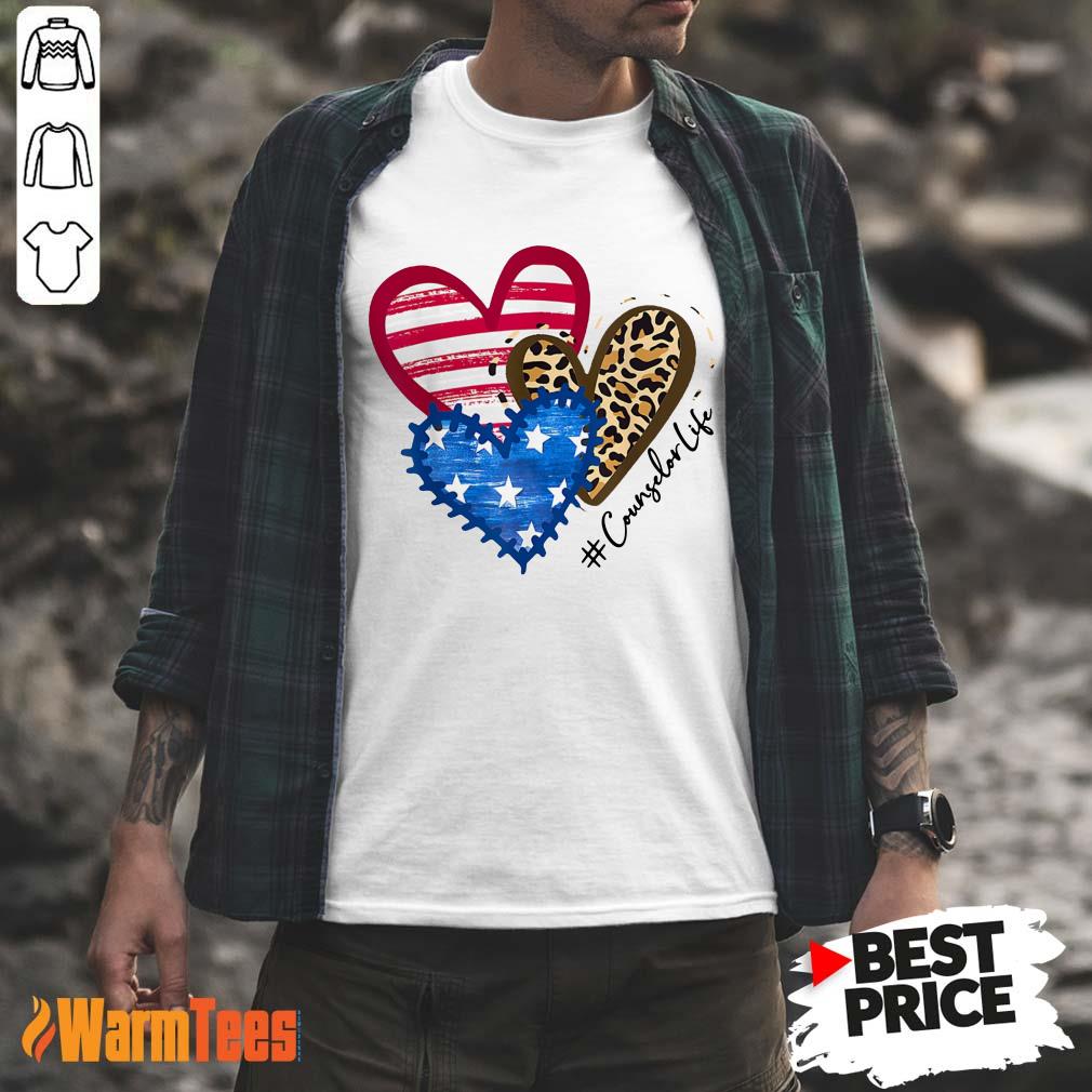 Counselor Life Heart Shirt