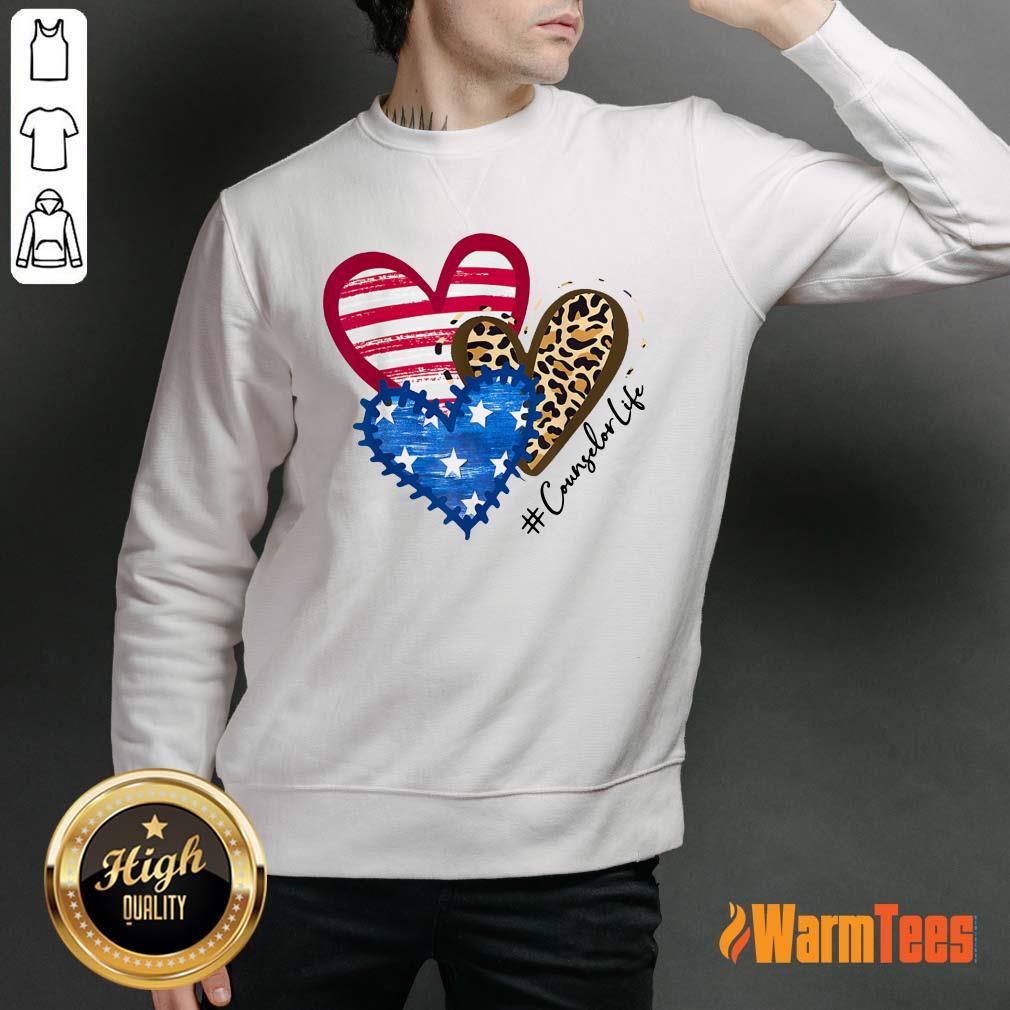 Counselor Life Heart Shirt - Image 5