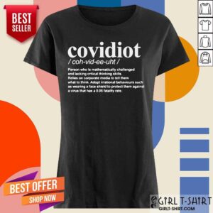 Alternative view of Covidiot Person Who Is Mathematically Shirt