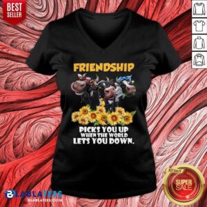 Alternative view of Cow Friendship Picks You Up For Cow Lover Shirt