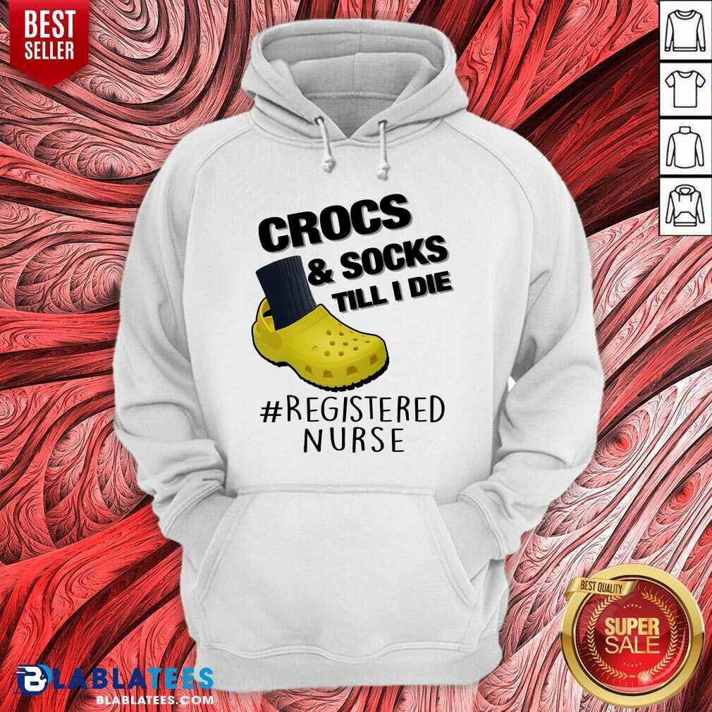 Crocs And Socks Till I Die Shirt - Image 5