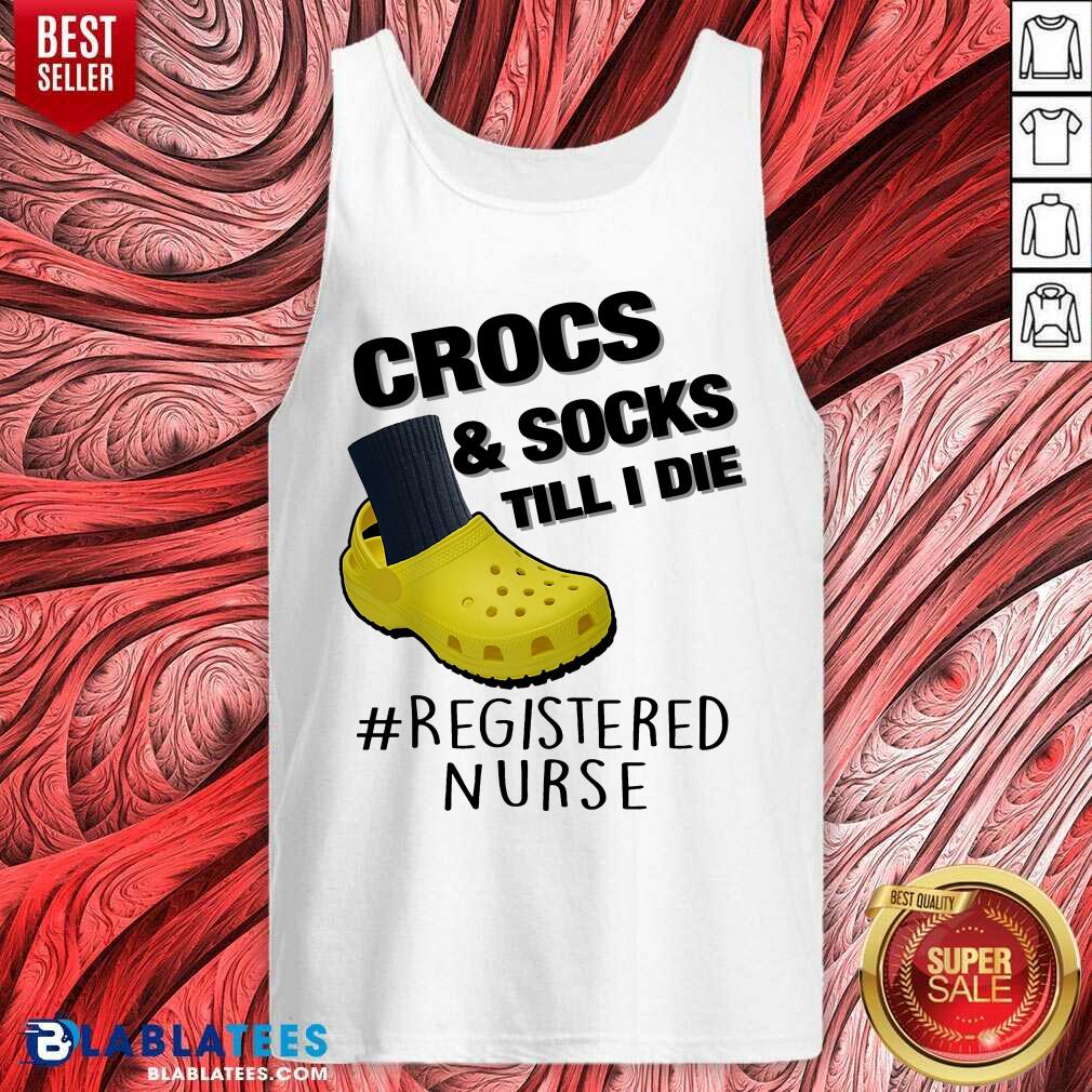 Crocs And Socks Till I Die Shirt - Image 3