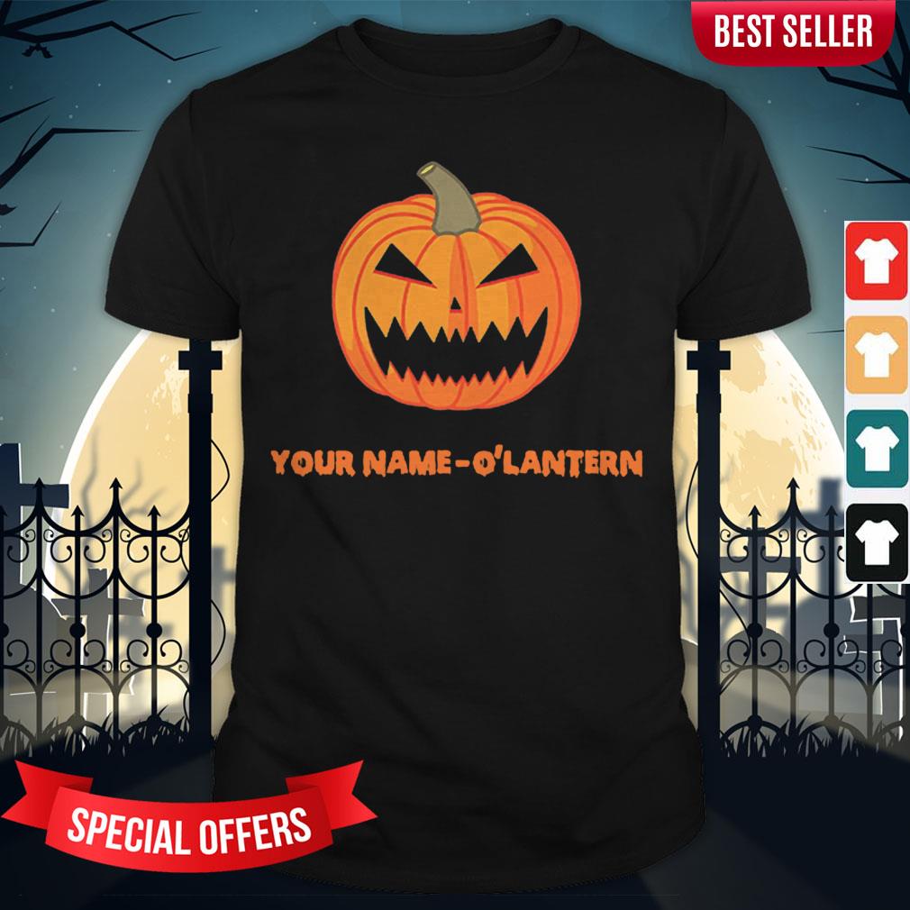 Custom Personalised O'Lantern Pumpkin Halloween Tshirt