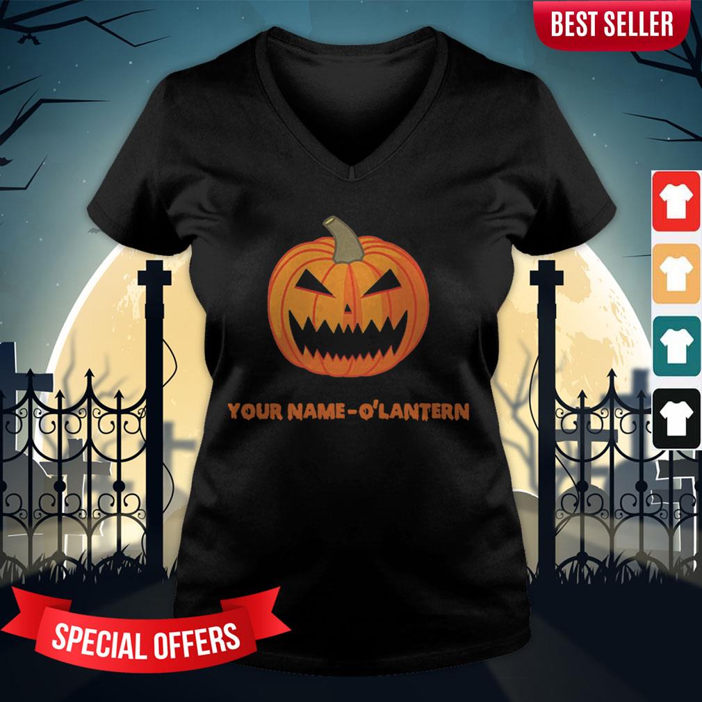 Custom Personalised O'Lantern Pumpkin Halloween Tshirt - Image 2