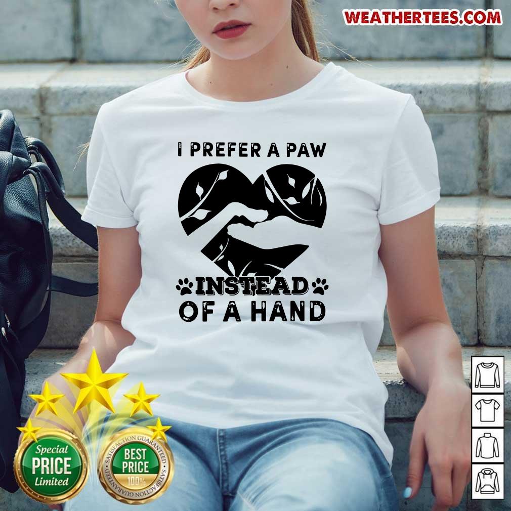Cute 9 Paw Of A Hand Shirt - Image 4
