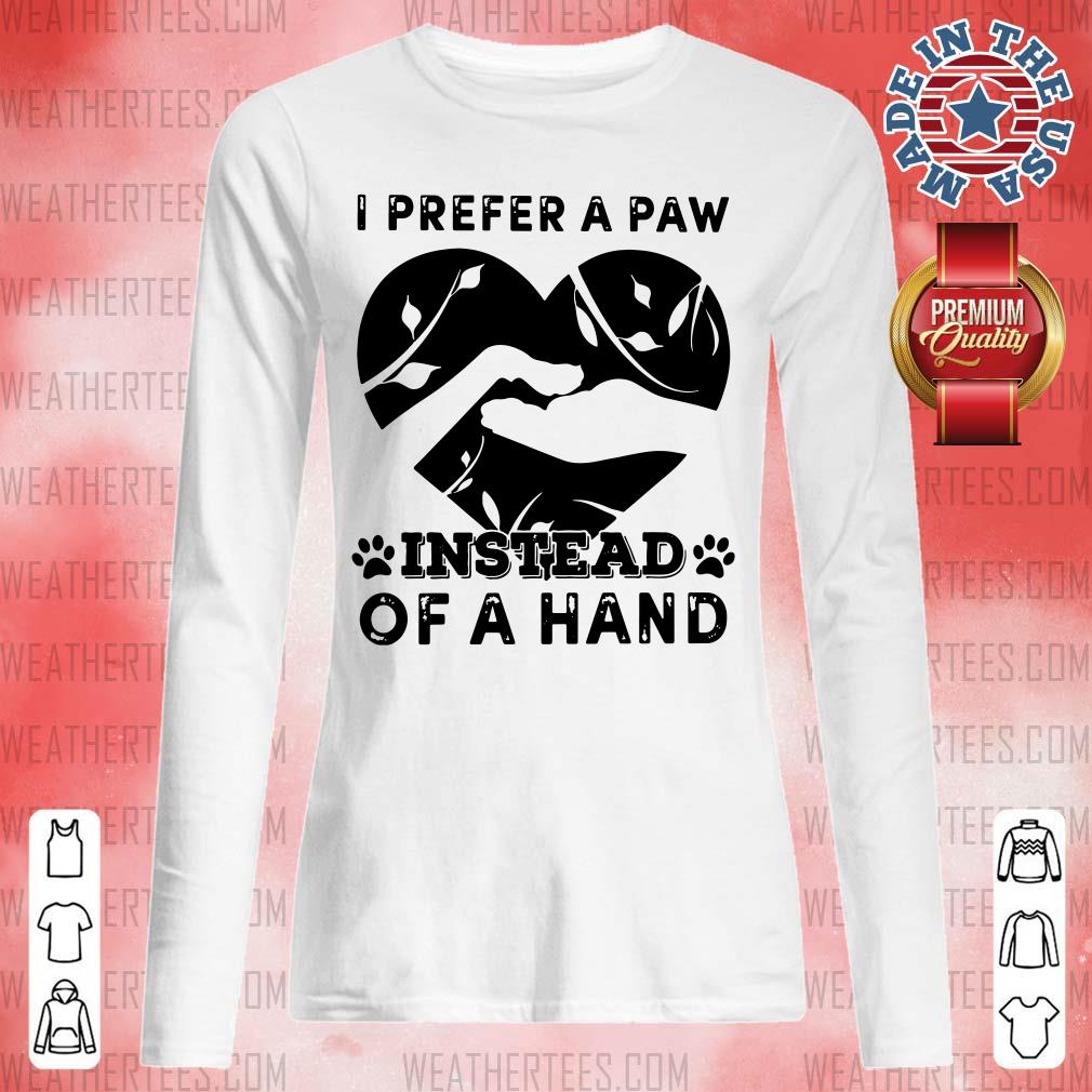 Cute 9 Paw Of A Hand Shirt - Image 3