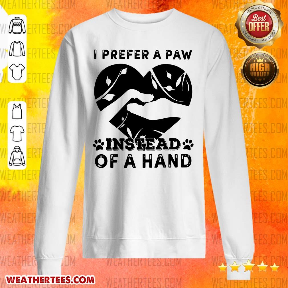 Cute 9 Paw Of A Hand Shirt - Image 2