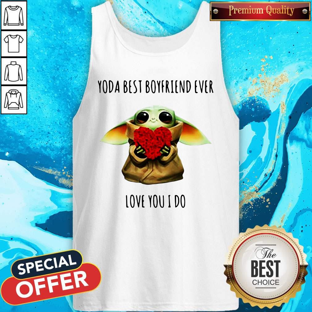 Cute Baby Yoda Best Boyfriend Ever Love You I Do Shirt - Image 4