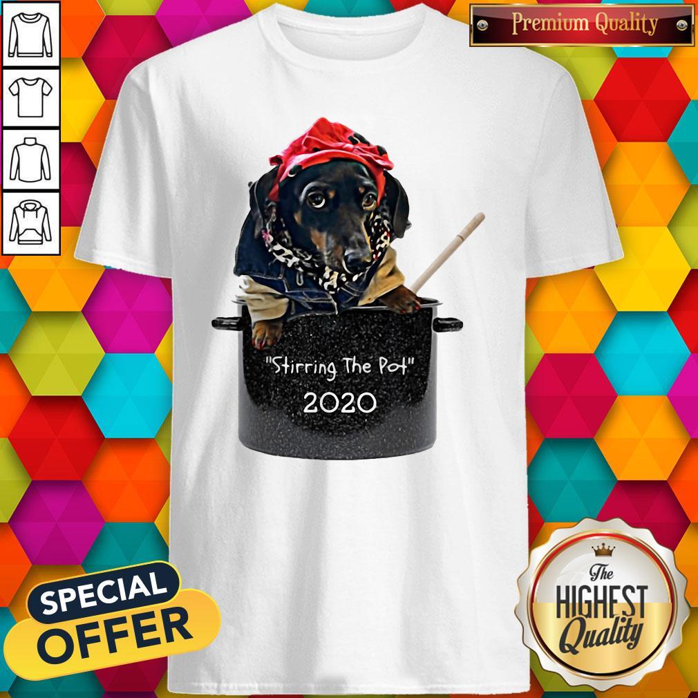 Cute Dog Stirring The Pot 2020 Shirt