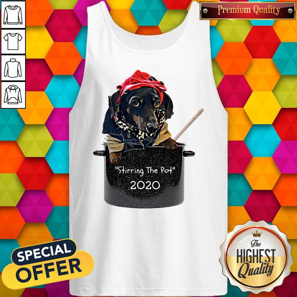 Cute Dog Stirring The Pot 2020 Shirt - Image 2