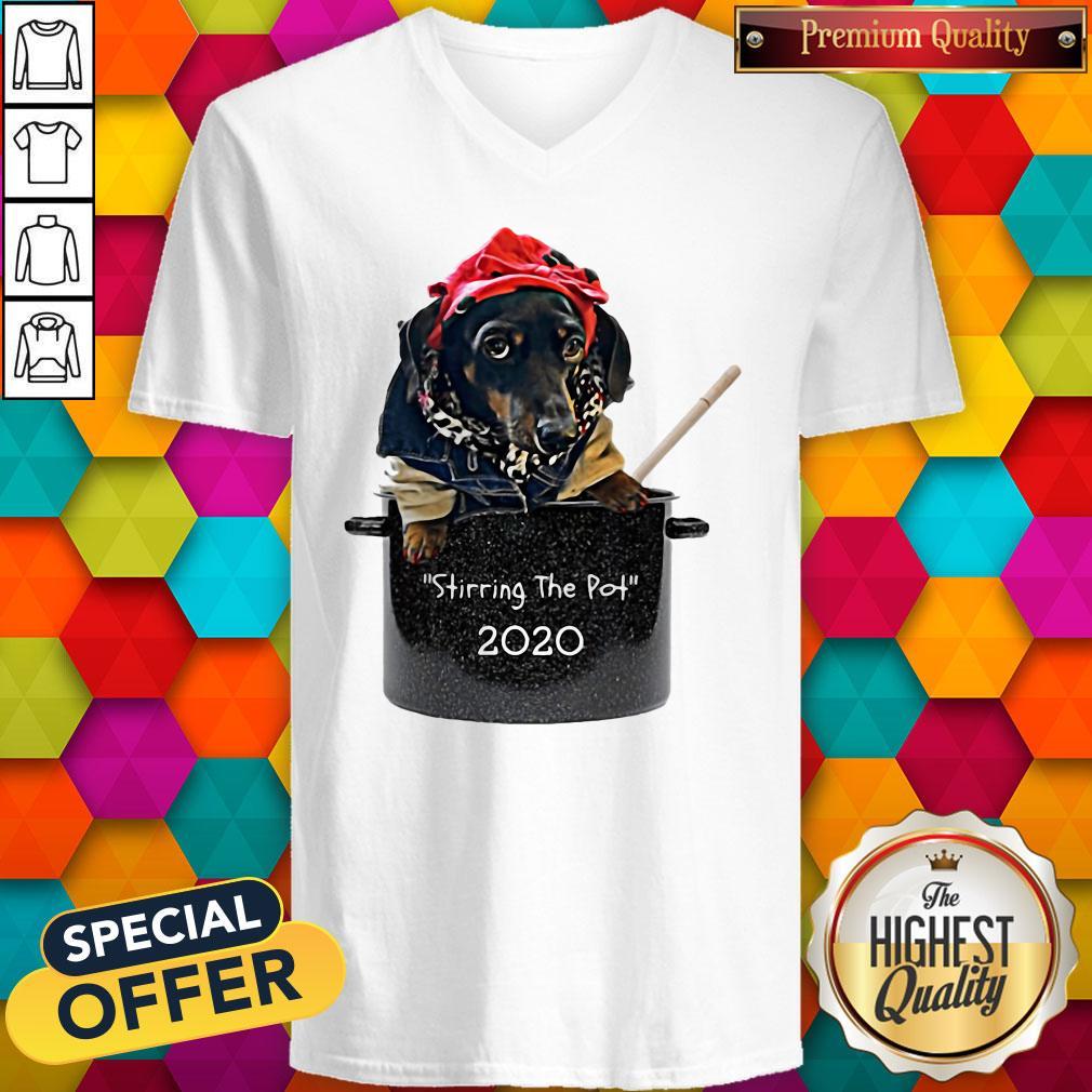 Cute Dog Stirring The Pot 2020 Shirt - Image 3