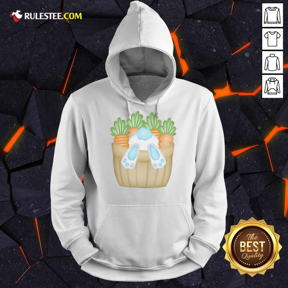 Cute Easter Bunny Cottontail Carrot Basket Shirt - Image 4