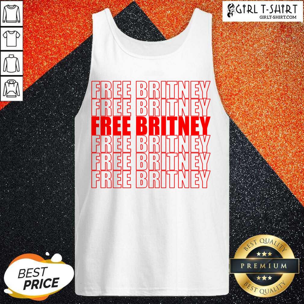 Cute Free Britney Red Shirt - Image 3