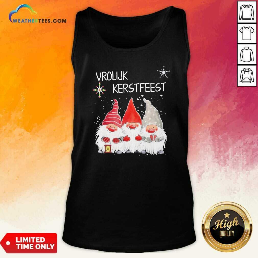 Cute Gnomies Vrolijk Kerstfeest Christmas Shirt - Image 3