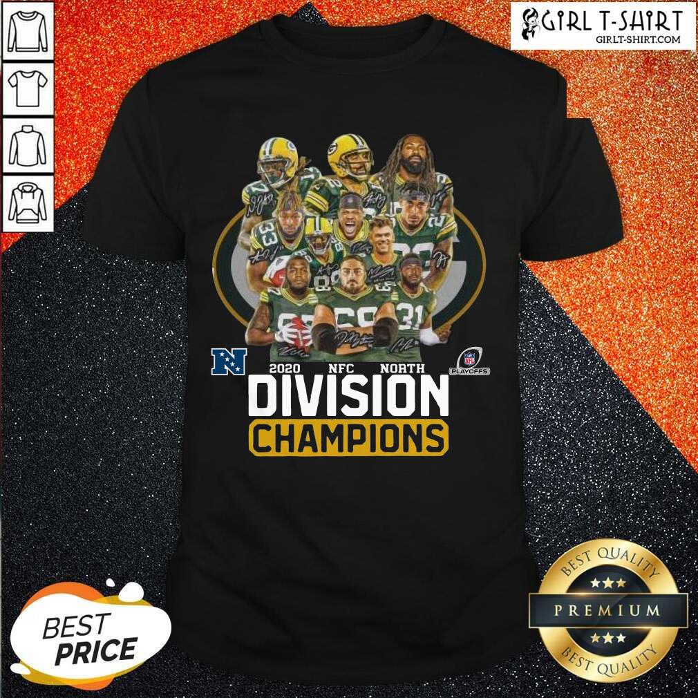 Cute Green Bay Packers 2020 Nfc North Division Champions Shirt