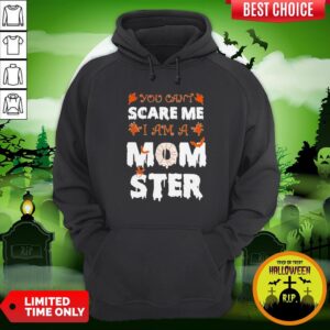 Alternative view of Cute Halloween You Can't Scare Me I Am A Mom Ster Shirt