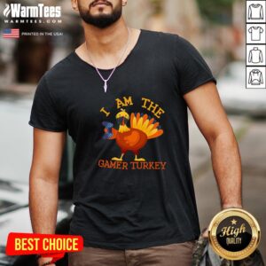 Alternative view of Cute I Am The Happy Thanksgiving Gamer Turkey Mask Shirt