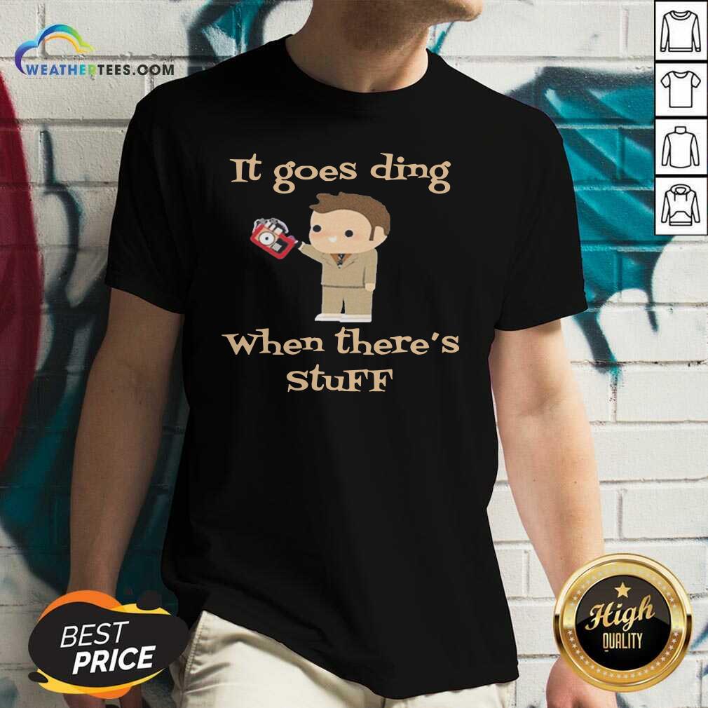 Cute It Goes Ding When There’s Stuff Doctor Shirt - Image 3