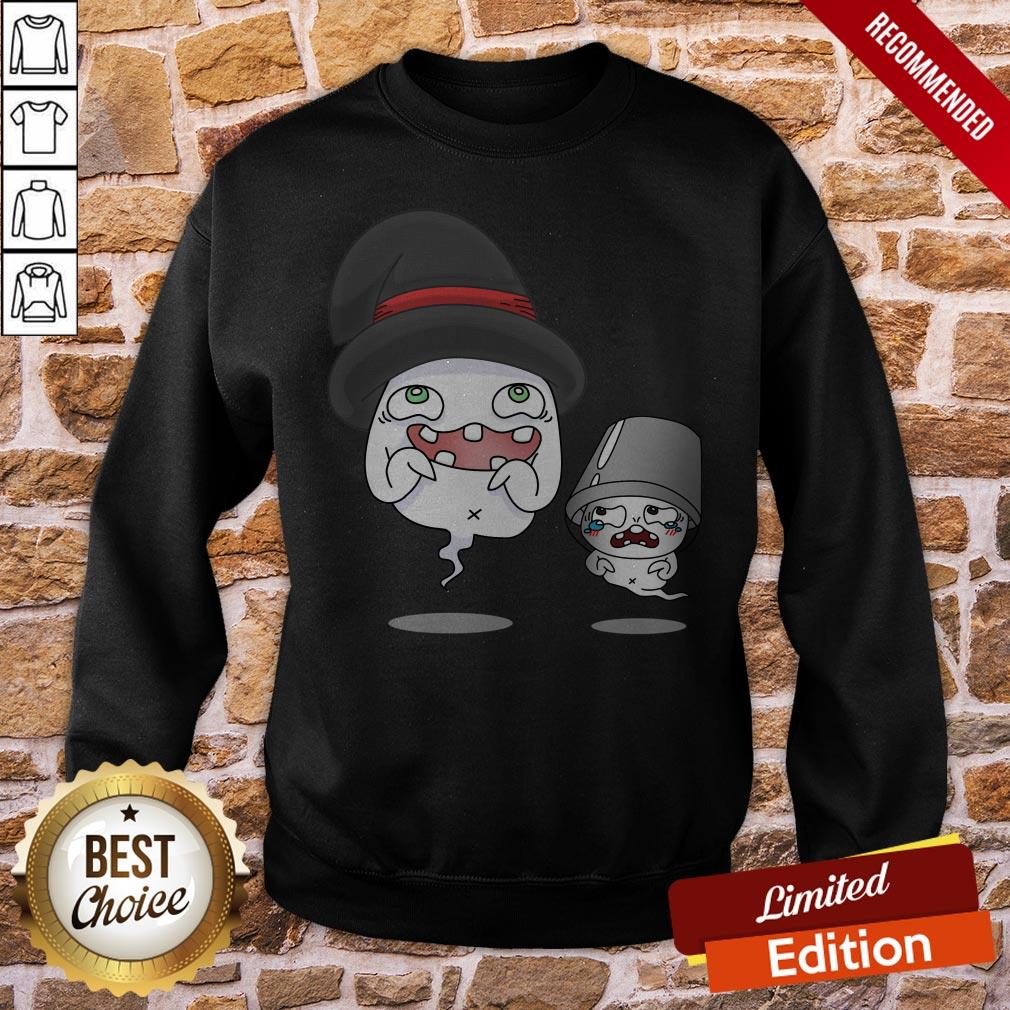 Cute Just A Couple Of Ghost Buds Halloween Shirt - Image 4