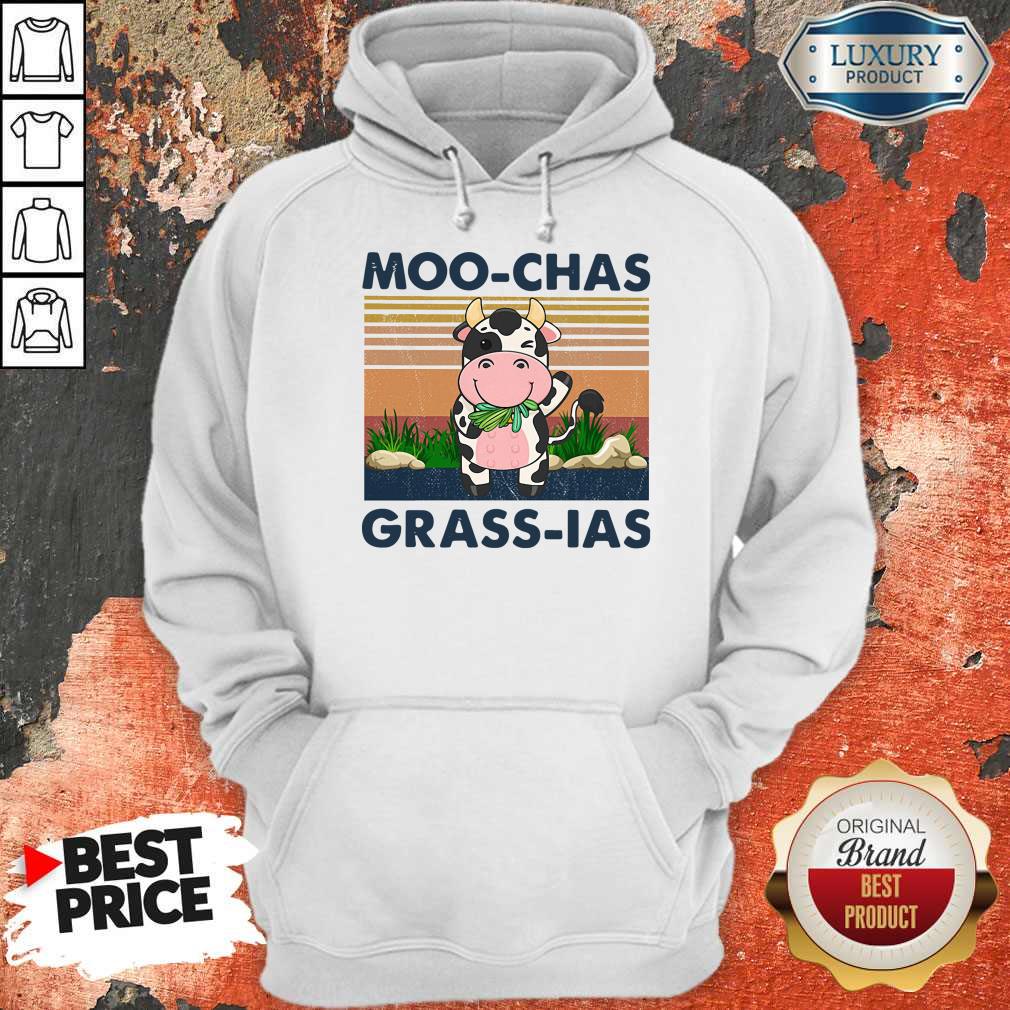 Cute Moo Chas Grass Las Vintage Shirt - Image 5