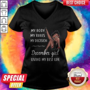 Alternative view of Cute My Body My Rules My Decision December Girl Living My Best Life Lady Shirt