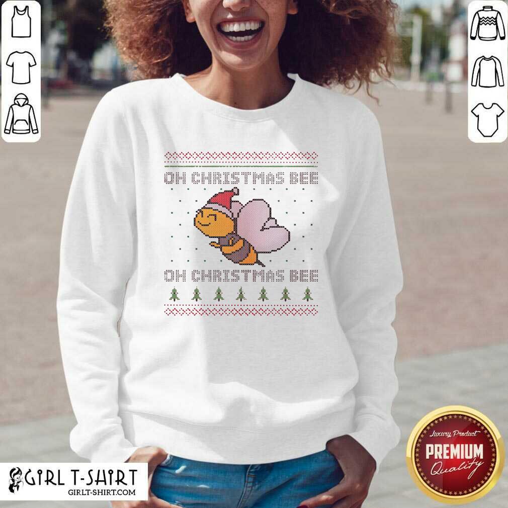 Cute Oh Christmas Bee Ugly Christmas Shirt - Image 3