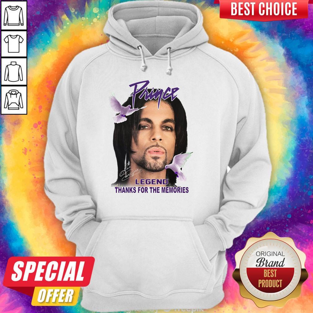 Cute Prince Legend Thanks For The Memories Signature Shirt - Image 5