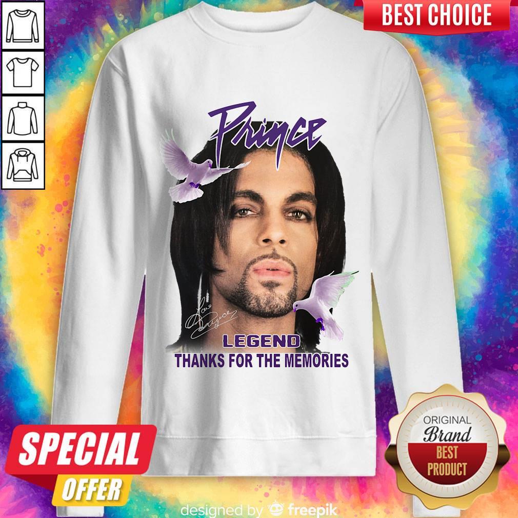 Cute Prince Legend Thanks For The Memories Signature Shirt - Image 4