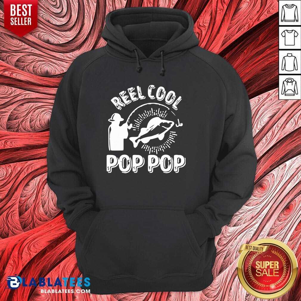 Cute Reel Cool Pop Pop Shirt Fisherman Christmas Fathers Day Shirt - Image 5