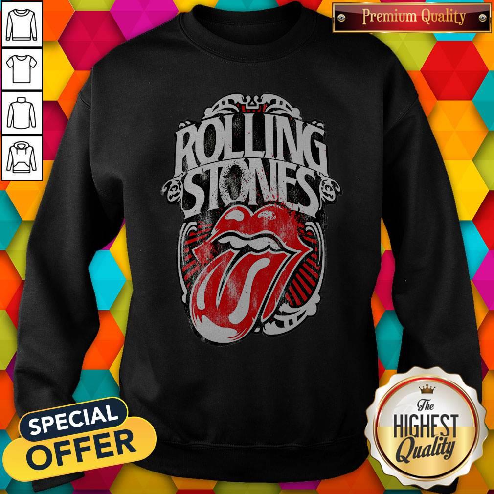 Cute She Love Rolling Stones Lips Shirt - Image 4