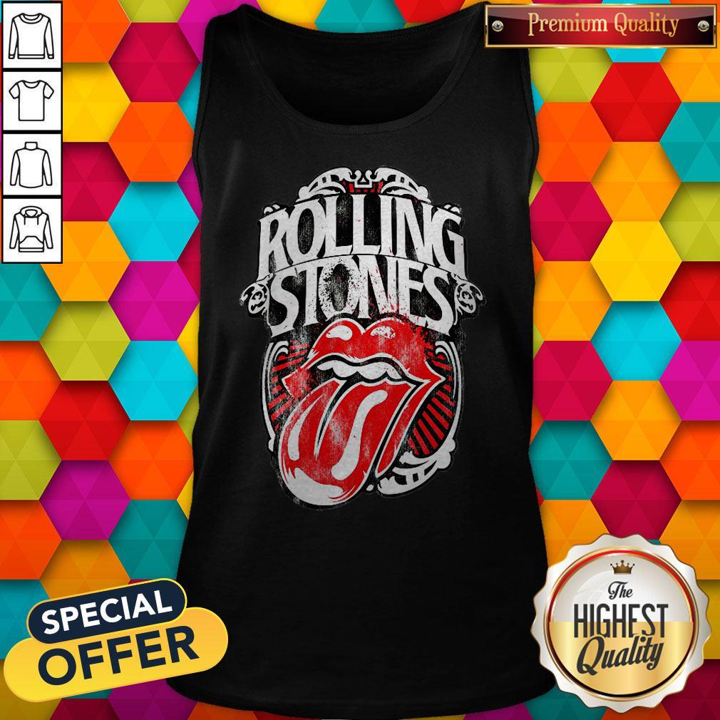 Cute She Love Rolling Stones Lips Shirt - Image 3