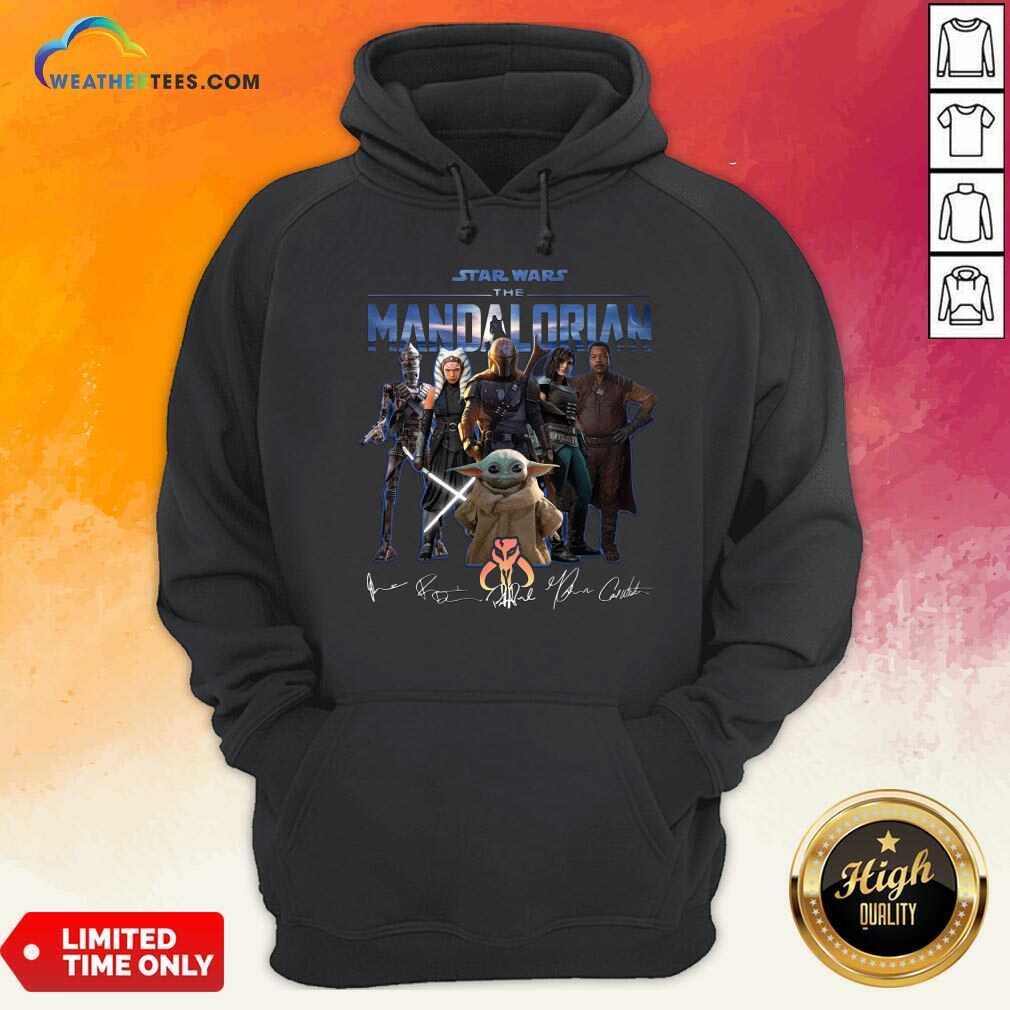 Cute Star Wars The Mandalorian Signatures Shirt - Image 5