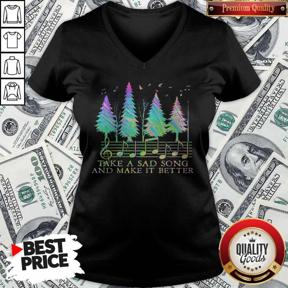 Cute Staves Take A Sad Song And Make It Better Shirt - Image 2
