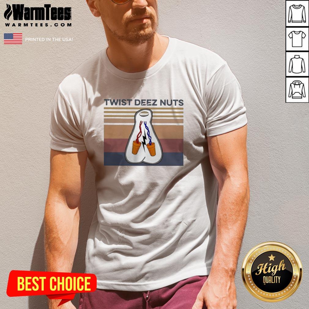 Cute Twist Deez Nuts Vintage Shirt - Image 2
