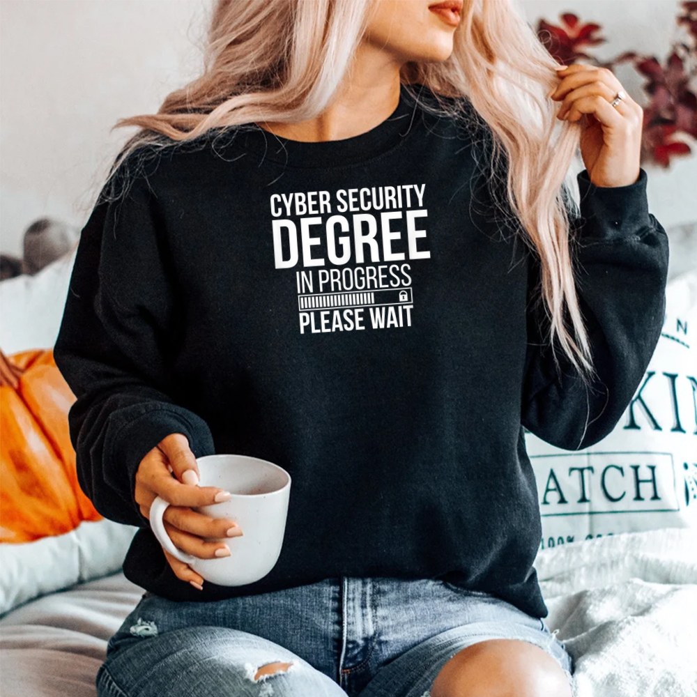 Cybersecurity Degree In Progress Cybersecurity Specialist Shirt - Image 3