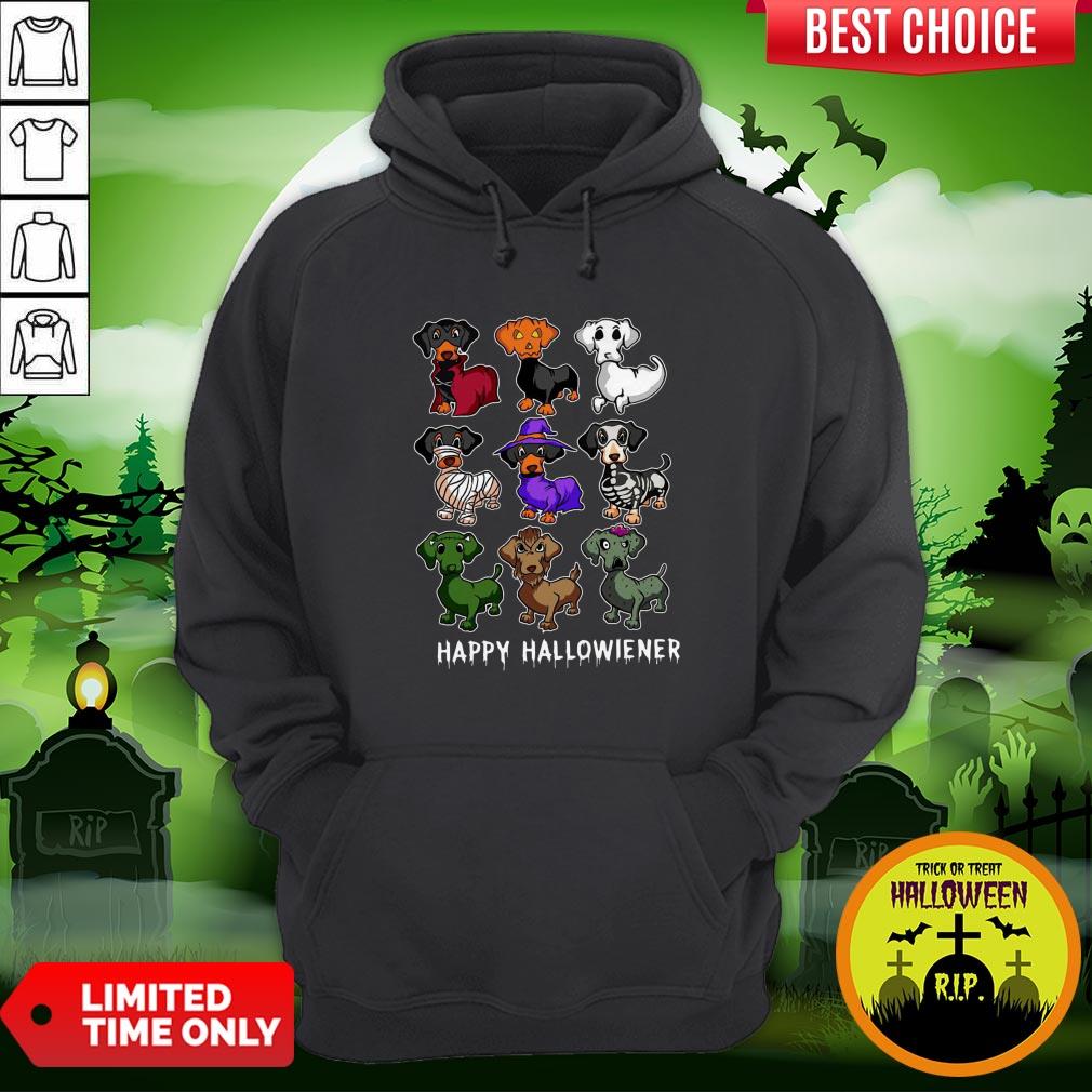 Dachshund Happy Halloweiner Funny Halloween Dogs Lover Gifts Shirt - Image 5