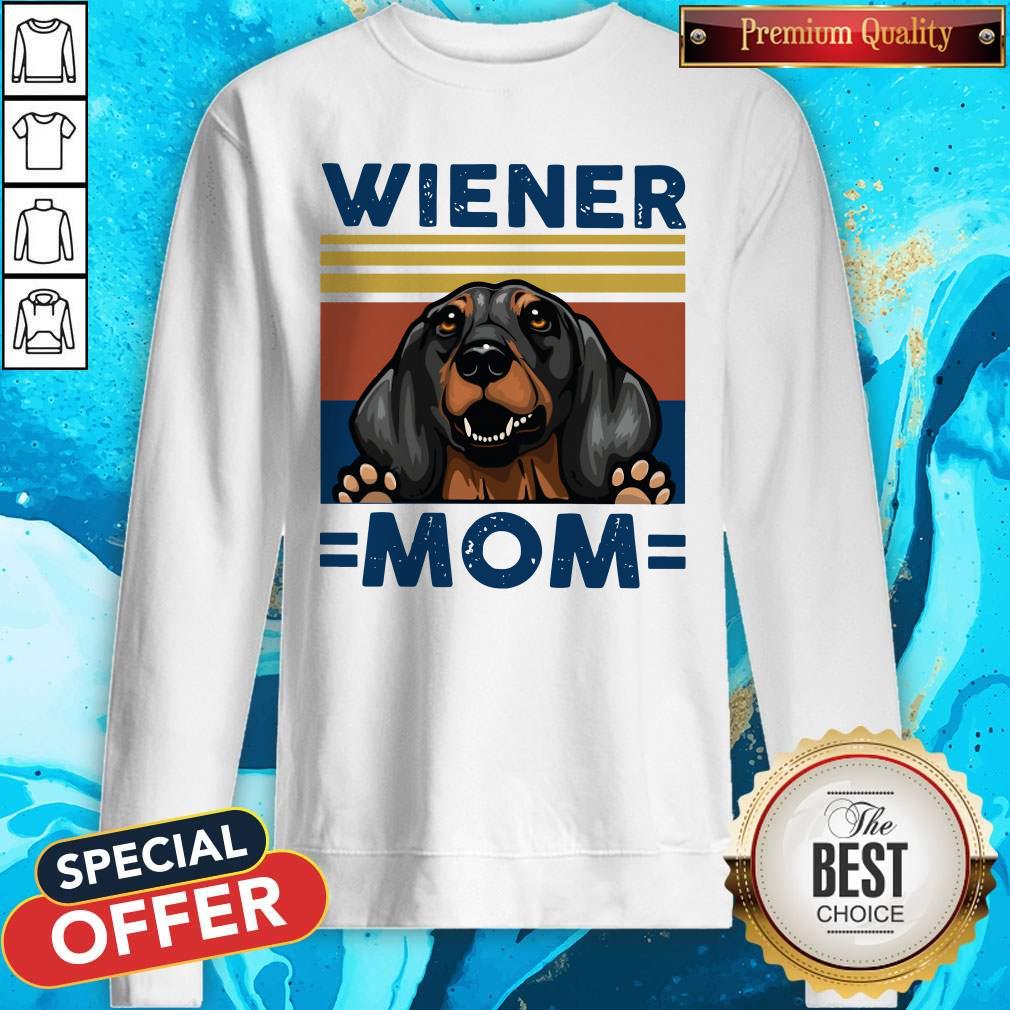 Dachshund Wiener Mom Vintage Shirt - Image 5