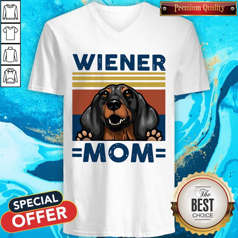 Dachshund Wiener Mom Vintage Shirt - Image 3